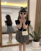 ست کژوال دخترانه کراپ و دامن بوگاتی