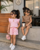 ست تاپ و شلوارک رزا