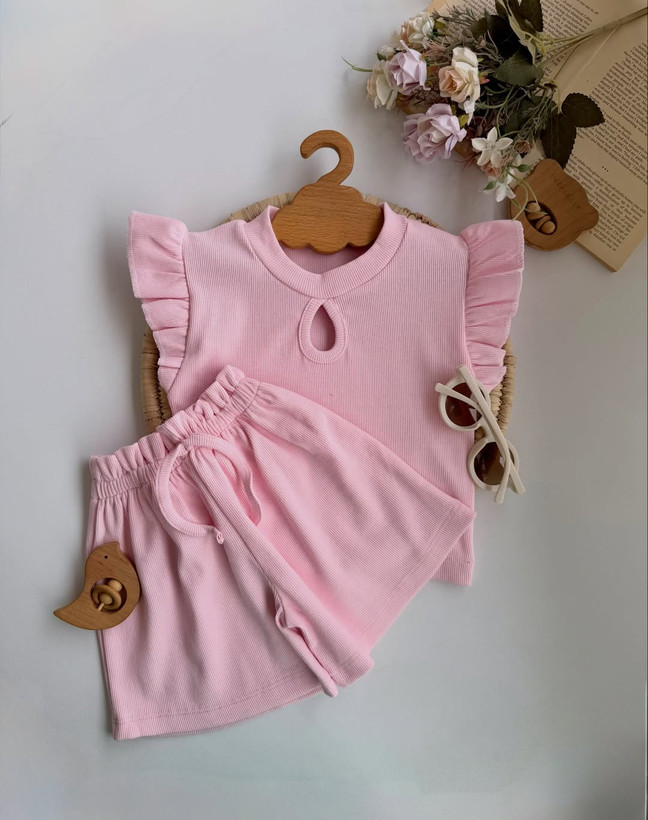 ست تاپ و شلوارک رزا
